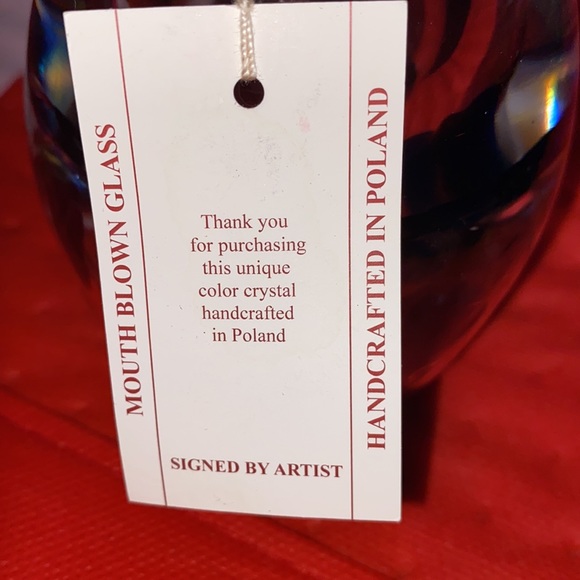 Mouth Blown Glass  Art oil lamp - Picture 5 of 17